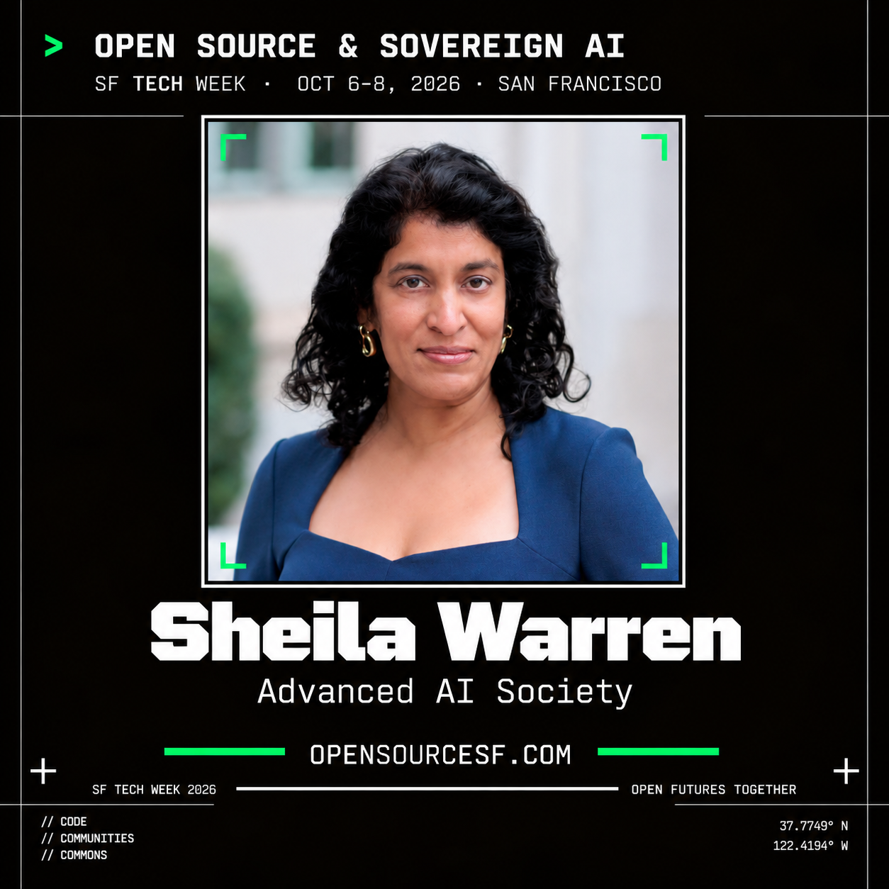 Sheila Warren speaker card