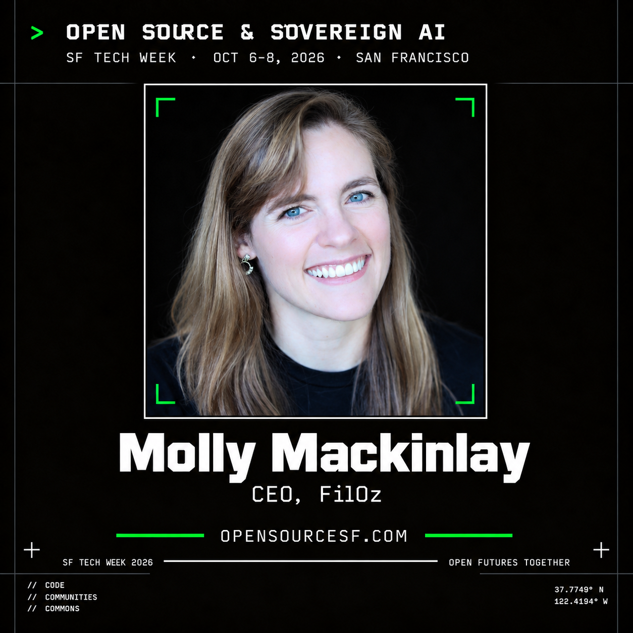 Molly Mackinlay speaker card