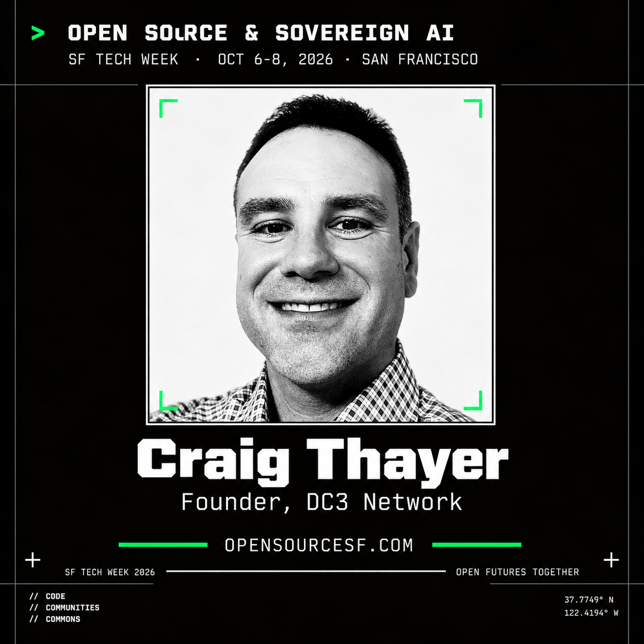 Craig Thayer speaker card