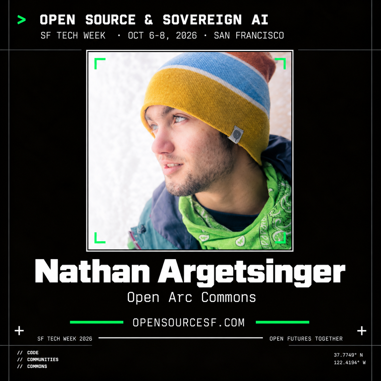 Nathan Argetsinger speaker card