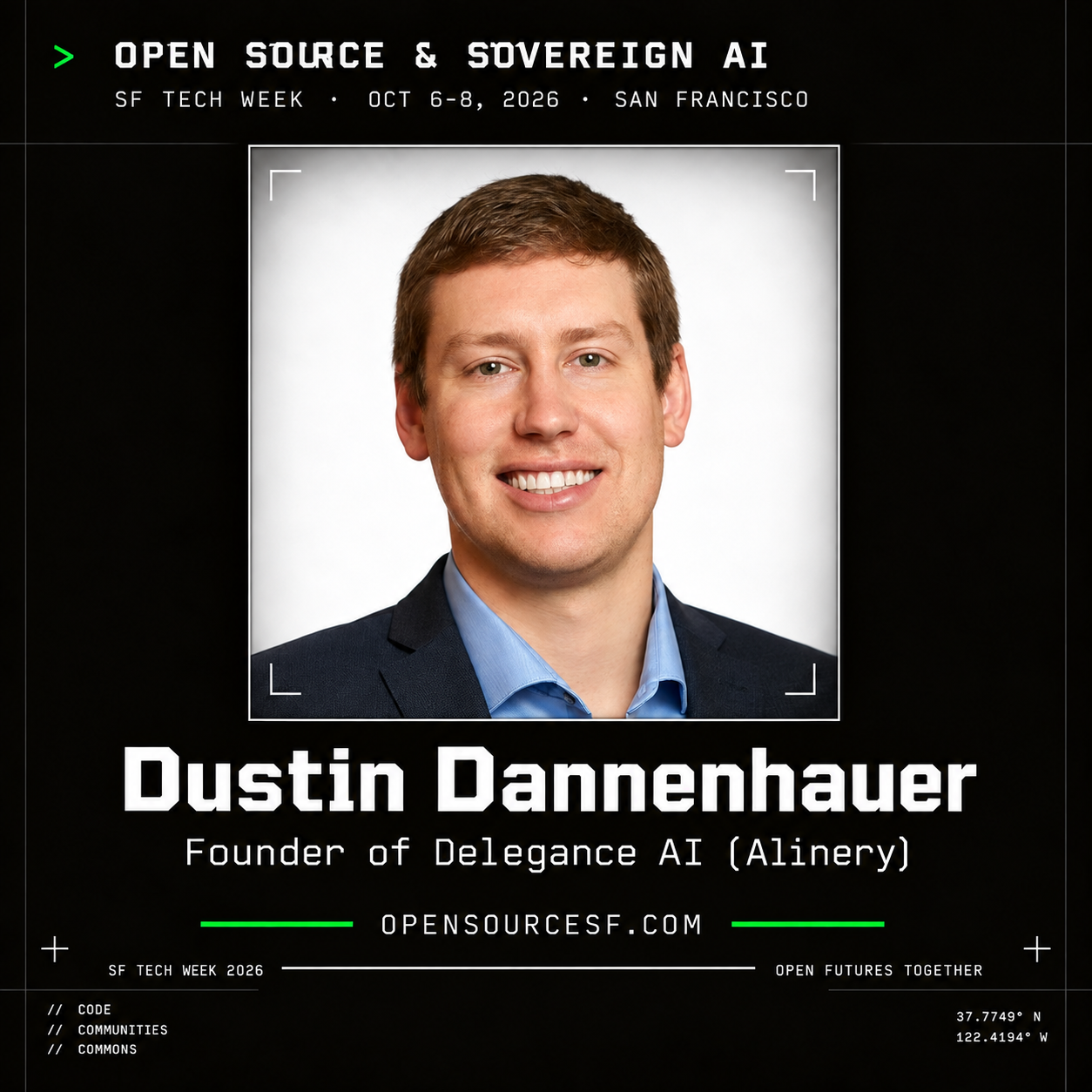 Dustin Dannenhauer speaker card