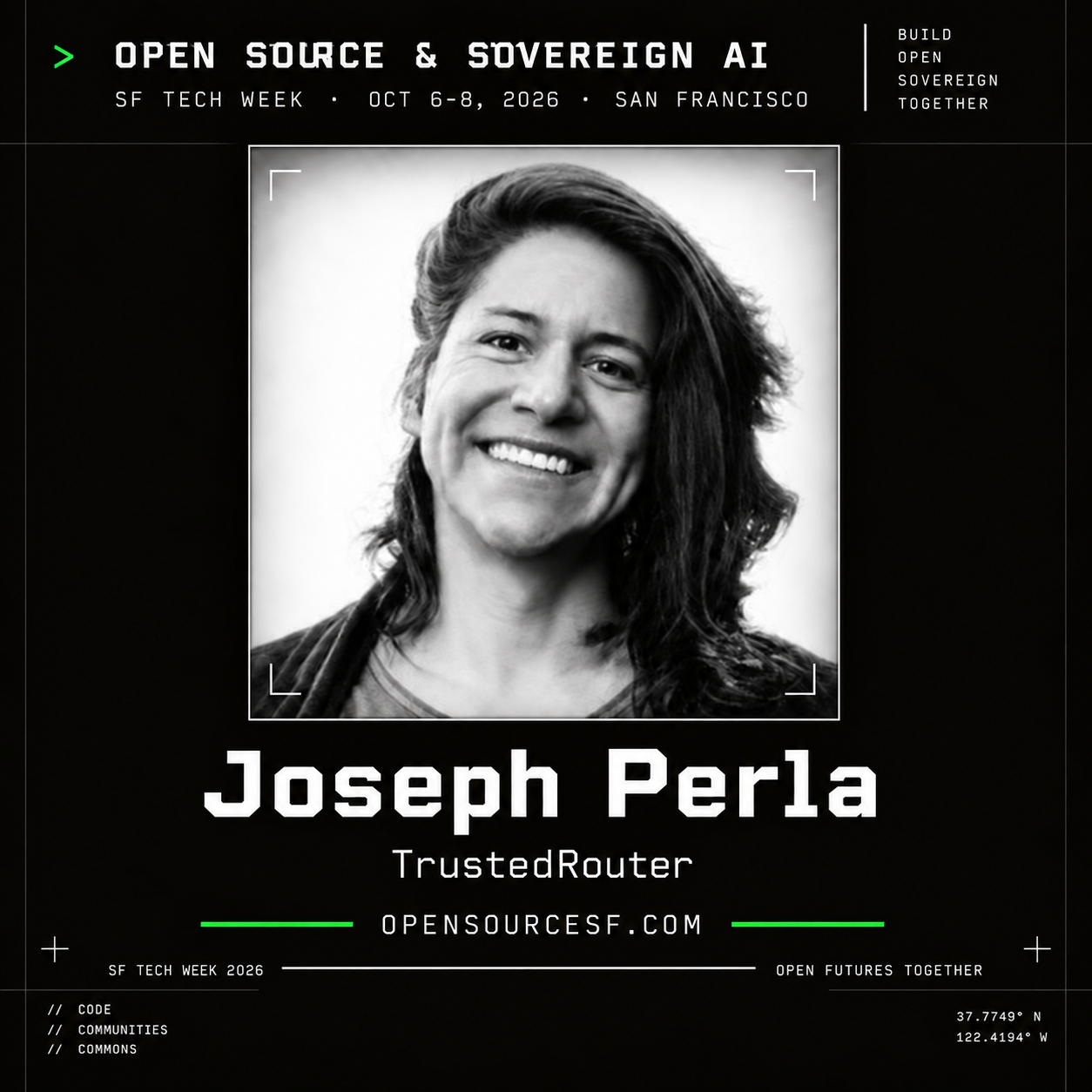 Joseph Perla speaker card